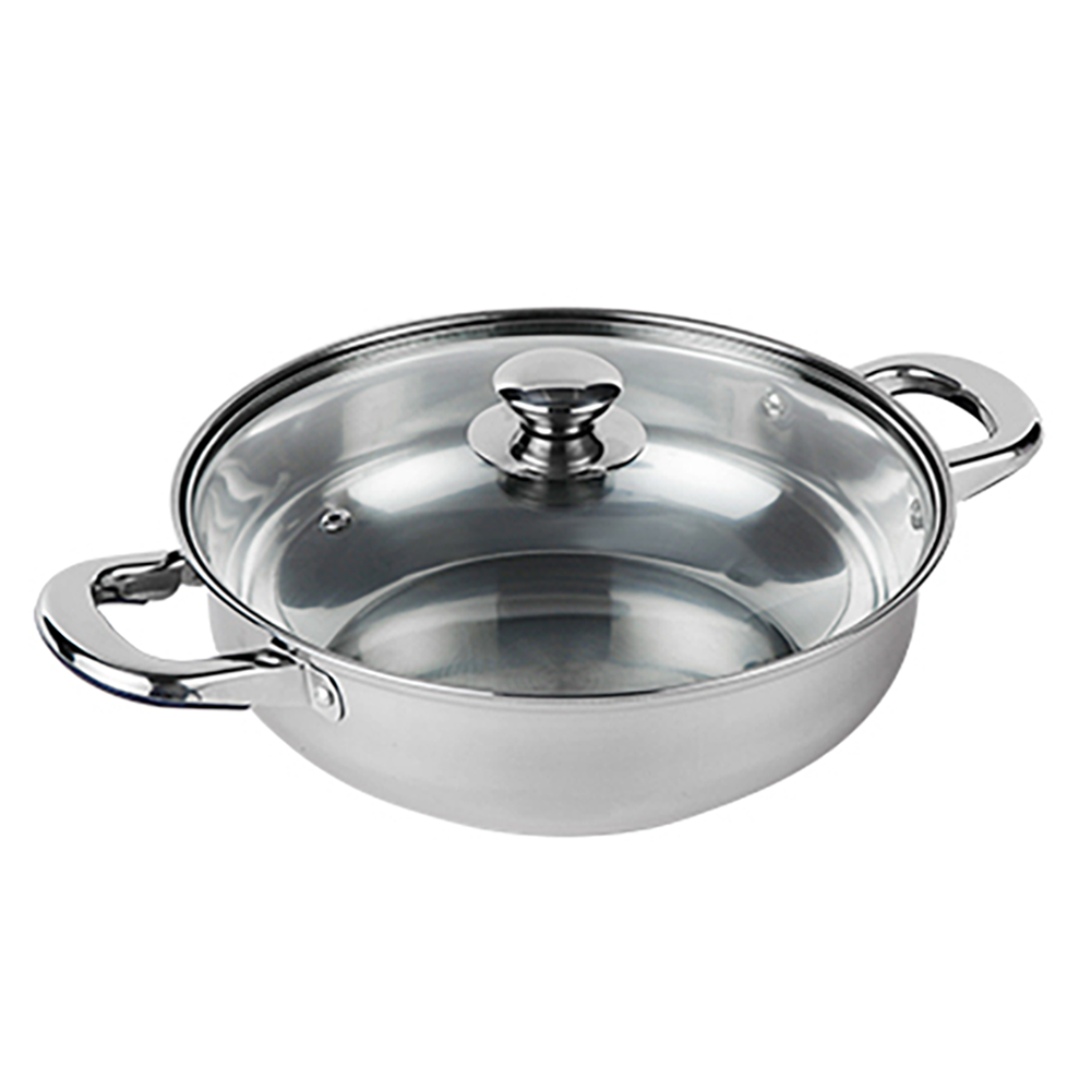 10'' Stainless Steel Hot Pot for Induction Cookers