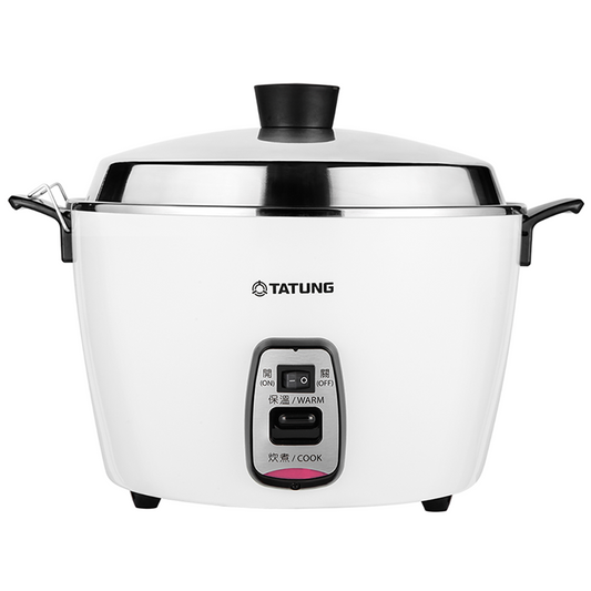 11 Cups Stainless Steel Multi Cooker with White Body Coating